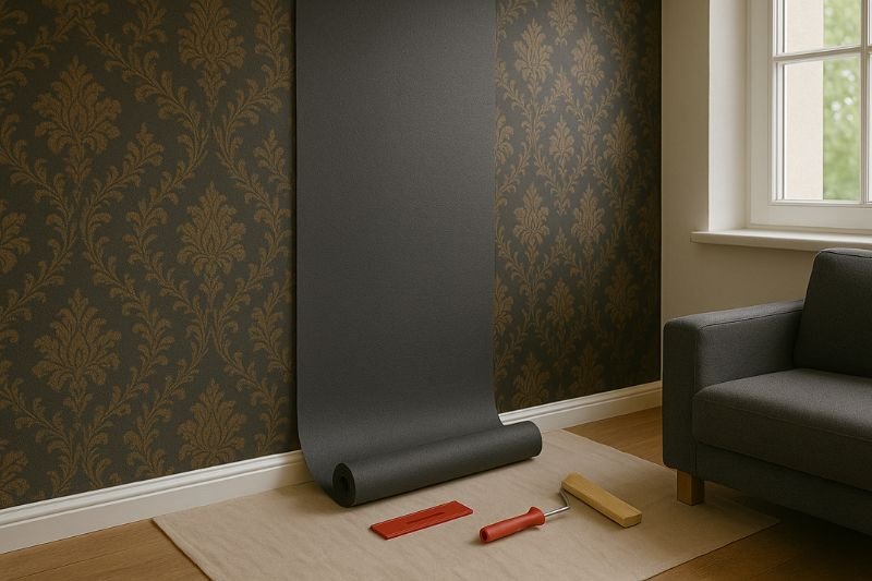 Slik tapetserer du over gammel tapet